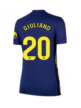 Atletico Madrid Giuliano Simeone #20 Replika Borta Kläder Dam 2025-26 Kortärmad